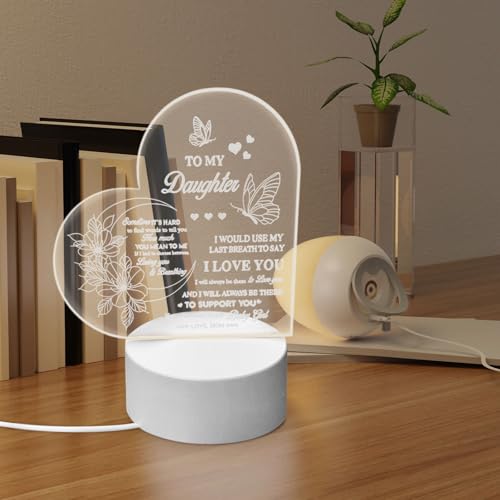 Changtai Personalisierte Geschenke Lampe mit Gravur, Acryl Herz Nachtlicht Deko mit Wunschtext, Geschenke zu Jahrestage Geburtstag Hochzeit, Geschenkidee für Frauen Männer Vater Mutter Paare Changtai Personalisierte Geschenke Lampe mit Gravur, Acryl Herz Nachtlicht Deko mit Wunschtext, Geschenke zu Jahrestage Geburtstag Hochzeit, Geschenkidee für Frauen Männer Vater Mutter Paare von Changtai