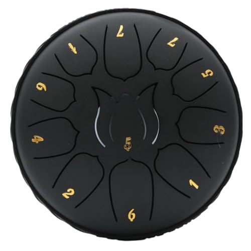 Changtai Regentrommel für Garten, 11 Noten Chakra-Trommel für Regen im Freien, 6-in Rain Drum Outdoor, Stahlzungentrommel Zungentrommel Regentrommel für den Außenbereich von Changtai