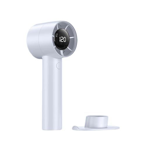 Changtai Tragbarer Turbo Handventilatoren Mini Hand Ventilator 5000mAh Wiederaufladbarer Akku Handheld Fan Geeignet für Reisen Sommer, Geschenke für Frauen von Changtai