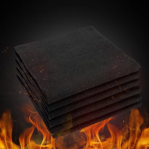 Feuerfeste Unterlage 100x100cm - Schweißdecke Hitzeschutzmatte Hitzebeständig Bis 982 °C - Feuerfeste Matte Brandschutz Schweißschutzdecke - Brandschutzmatte Feuermatte (Dicke 1.5mm*1) von Chansunokku