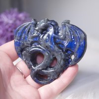 Labradorit Drachen Schnitzerei von ChantillyAura