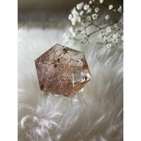 Verstümmeltquarz Diamant Sechseck Schnitzerei von ChantillyAura