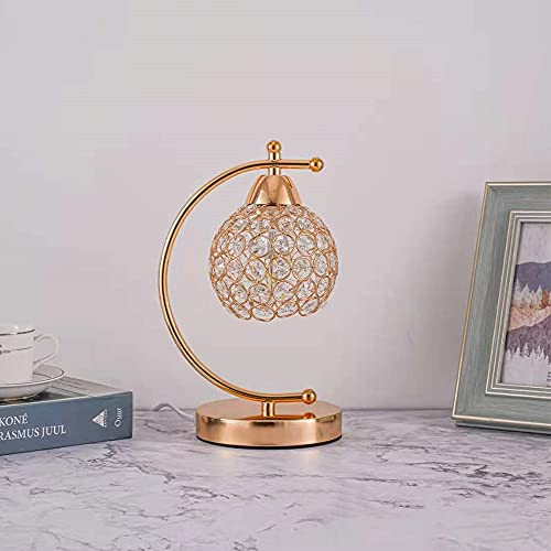 Chao Zan Glas Kristall Tischlampe für Schlafzimmer, Wohnzimmer, Mädchen Zimmer oder Wohnzimmer dekorative Beleuchtung Tischlampe,E27 Fassung 230V E27 max. 60W Chao Zan Glas Kristall Tischlampe für Schlafzimmer, Wohnzimmer, Mädchen Zimmer oder Wohnzimmer dekorative Beleuchtung Tischlampe,E27 Fassung 230V E27 max. 60W von Chao Zan