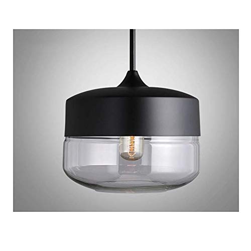 Chao Zan Industrie Hängelampe Retro Glas Pendelleuchte Vintage Kabellänge einstellbar für Küche Wohnzimmer Schlafzimmer Esszimmer Cafe Restaurant usw von Chao Zan