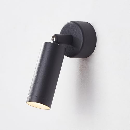 Chao Zan LED Wandleuchte, Schwenkbar Wandspot, Wandstrahler innen, Wand-Leselampen, Modern Wandlampe für Wohnzimmer Schlafzimmer Küchen (Schwarz) von Chao Zan