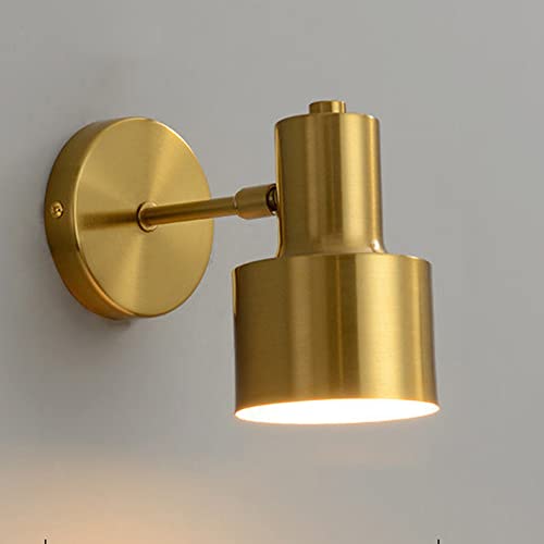 Chao Zan Langer Arm Wandleuchte Vintage Metall Verstellbar Nachttischlampe, Bettlampe Wand-Leselampe Wandbeleuchtung Lampenschirm Bettlampe Nachtlicht Wandspot, E27 Flur Wohnzimmer Schlafzimmer, Gold Chao Zan Langer Arm Wandleuchte Vintage Metall Verstellbar Nachttischlampe, Bettlampe Wand-Leselampe Wandbeleuchtung Lampenschirm Bettlampe Nachtlicht Wandspot, E27 Flur Wohnzimmer Schlafzimmer, Gold von Chao Zan