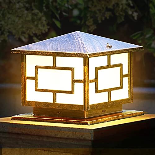 Bronze Farbe Aluminium Außenleuchte Retro/Vintage Gartenleuchte wasserdicht IP55 LED Wegeleuchte, Außentür Pfostenlampe,E27 Sockelleuchte Sicherheit Stigma Pollerleuchte ,Glühbirne nicht enthalten Bronze Farbe Aluminium Außenleuchte Retro/Vintage Gartenleuchte wasserdicht IP55 LED Wegeleuchte, Außentür Pfostenlampe,E27 Sockelleuchte Sicherheit Stigma Pollerleuchte ,Glühbirne nicht enthalten von Chao Zan