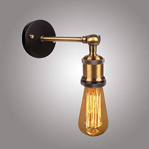 Chao Zan Wandleuchte Vintage Verstellbar Metall Wandlampe Antik Wandlampe Rustikal für Landhaus Schlafzimmer Wohnzimmer Esstisch Restaurant, Café, Flur. von Chao Zan