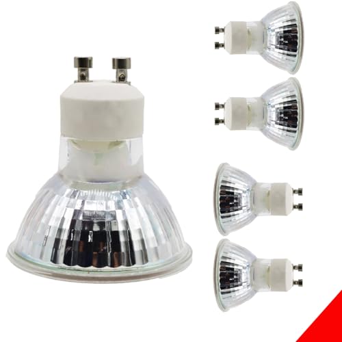 GU10 5W LED Leuchtmittel Kaltweiß 6000K 470 Lumen Spot Strahler Einbauleuchte Energiesparlampe Glühlampe ersetzt 47W Halogen Abstrahlwinkel 120° Spot Strahler SMD 2835 Glas Reflektorlampe (5 Stücke) von Chao Zan