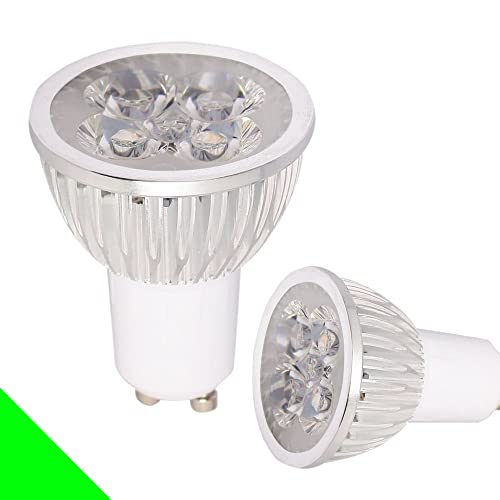 GU10 LED Birne 4W 2800K-3000K 300lm AC 220V 230V Abstrahlwinkel 120 Grad Warmweiß Energiesparende Lichtquelle Sanftes Licht 2er Pack LED Lampe Spot Strahler Leuchtmittel Glühbirnen, nicht dimmbar von Chao Zan