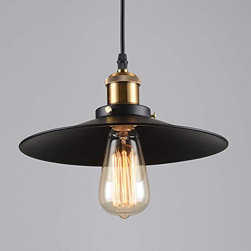 Klassische Lampe，Vintage Pendelleuchte - E27 Industrielle Metallbeleuchtung Edison Dekorative Beleuchtung, Moderne Deckenleuchte für Loft Restaurant Coffee Bar ，(Ohne Glühbirne) 1 Stück (36 cm) von Chao Zan