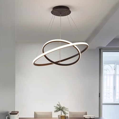 Pendelleuchte Moderne Esstisch LED Hängelampe Ring Pendellampe Restaurant Hängeleuchte Höhenverstellbar rund Deckenleuchte höhenverstellbar Esstisch Für Wohnzimmer Esszimmer Kronleuchte (schwarz) Pendelleuchte Moderne Esstisch LED Hängelampe Ring Pendellampe Restaurant Hängeleuchte Höhenverstellbar rund Deckenleuchte höhenverstellbar Esstisch Für Wohnzimmer Esszimmer Kronleuchte (schwarz) von Chao Zan