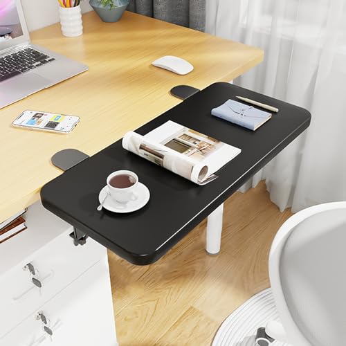 Chaoyilian Faltbar Schreibtisch Extender,Faltbare Tastaturablage Armlehnenregal,Faltbare Tastaturablage Mit Klemme,Tastaturablage Klappbar,Schreibtisch VerläNgerung TischverläNgerung Tastaturablage von Chaoyilian