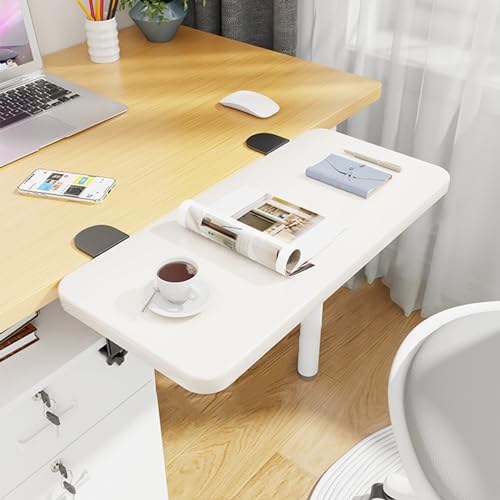 Chaoyilian Faltbar Schreibtisch Extender,Faltbare Tastaturablage Armlehnenregal,Faltbare Tastaturablage Mit Klemme,Tastaturablage Klappbar,Schreibtisch VerläNgerung TischverläNgerung Tastaturablage von Chaoyilian