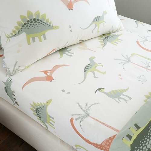 Chapter B Spannbettlaken für Doppelbett, Dinosaurier, Natur von Chapter B