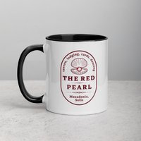Fbaa The Red Pearl Keramik Kaffee - Und Teetasse |Aus Blut Asche |Casteel & Poppy Bekleidung |Booktok |Book Nerd Merch |Spicy Book von Chapter25Apparel