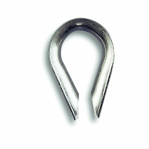 Chapuis CSI6 2-er Set Herzkausche - Rostfreier Stahl - Für Kabeldurchmesser 5 mm von Chapuis