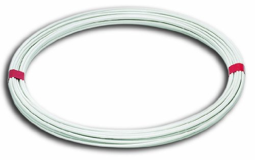 Chapuis FIL15 Kunststoffbeschichtete Wäscheleine mit Stahlkern - Außendurchmesser 2,7 mm - Länge 15 m - Weiß von Chapuis