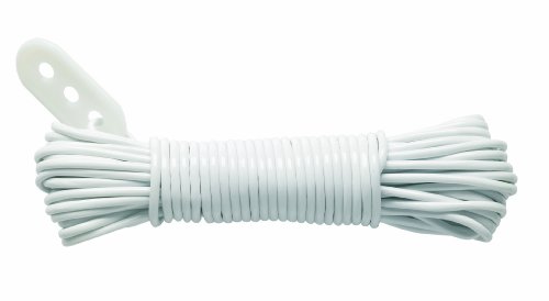 Chapuis FLP2BL Polypropylen-Wäscheleine + Spanner - Durchmesser 2,6 mm - Länge 20 m - Weiß von Chapuis