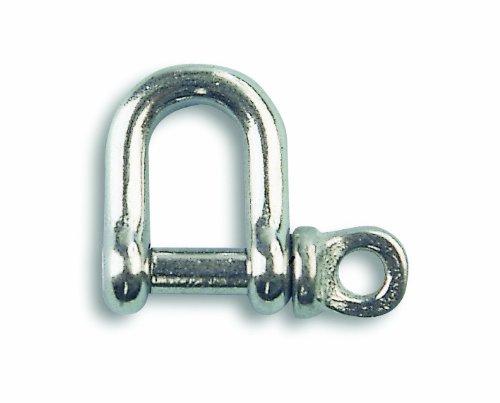 Chapuis MDI8 Gerader Schäkel - Rostfreier Stahl - 250 kg - Achse 8 mm - Breite 16 mm von Chapuis