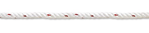 Chapuis NP8 Polyamid-Seil, 1,3 T, Durchmesser 8 mm, Spule 120 m, Weiß/Rot von Chapuis