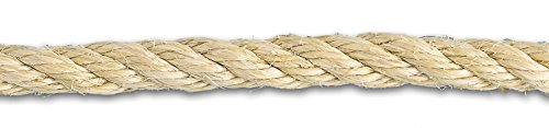 Chapuis SL8 Sisalseil, gedreht, 410 kg, Durchmesser 8 mm, Spule 130 m, Beige von Chapuis