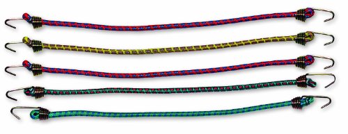 Chapuis TE00 5-er Set Gummispanner mit verzinkten Stahlhaken - 10 kg - Durchmesser 4 mm - Länge 25 cm von Chapuis