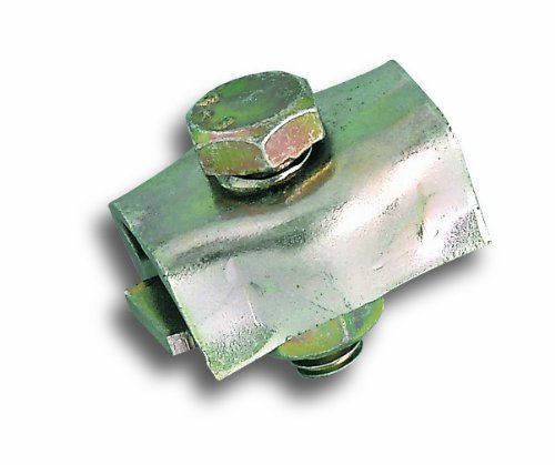 Chapuis VCP5 2-er Set flache Kabelklemmen mit 1 Bolzen - Verzinkter Stahl - Für Kabeldurchmesser 4 mm von Chapuis