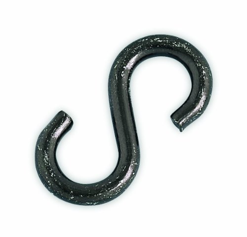 Chapuis VES11 2-er Set gleiche S-Haken - Verzinkter Stahl - Durchmesser 3 mm - Öffnung 4 mm - Schwarz Chapuis VES11 2-er Set gleiche S-Haken - Verzinkter Stahl - Durchmesser 3 mm - Öffnung 4 mm - Schwarz von Chapuis