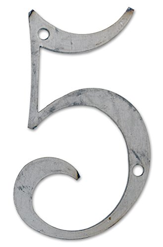 Chapuis cpf5 Nummer zum überstreichen 5 Polizei French Stahl, grau, 12 cm von Chapuis
