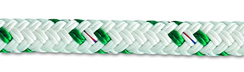 Chapuis DPY8 Polyester-Seil, vorgespannt, 1,2 T, Ø 8 mm x 100 m, weiß/grün von Chapuis