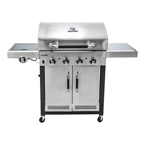 Char-Broil Advantage 445S - 4 Brenner Gasgrill mit Seitenbrenner, Edelstahl von Char-Broil