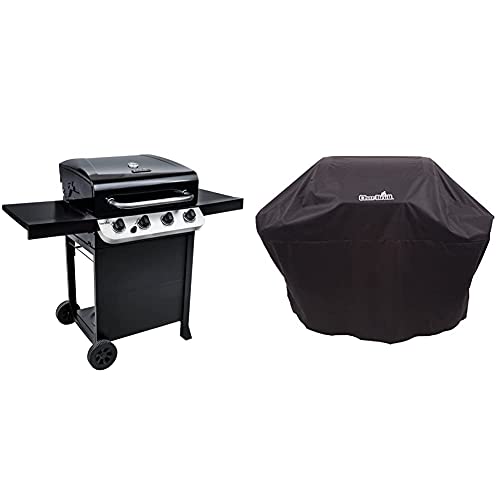 Char-Broil Convective 410 B - 4 Brenner Gasgrill, Schwarz. & 140766 Wetterschutzhaube von Char-Broil