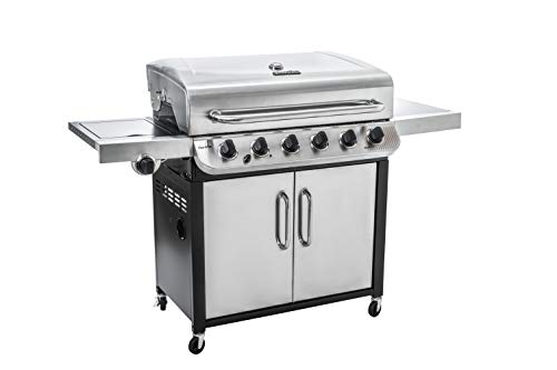 Char-Broil Convective 640 S XL - 6 Brenner Gasgrill mit Seitenbrenner, Edelstahl von Char-Broil