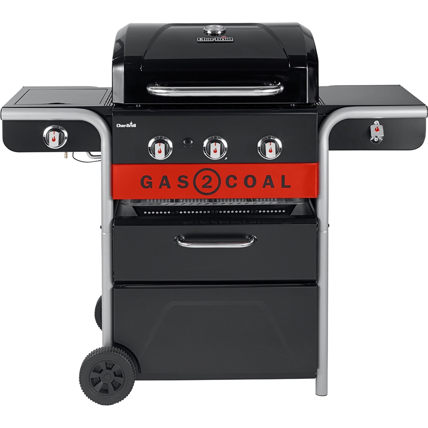 Char-Broil® Kohle- und Gasgrill Hybridgrill Gas2Coal 2.0 330 mit 3 Brennern von Char-Broil