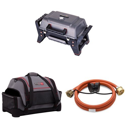 Char-Broil X200 Grill2Go - Tragbarer Gasgrill + Gasgrill Tragetasche + Adaperkit von Char-Broil