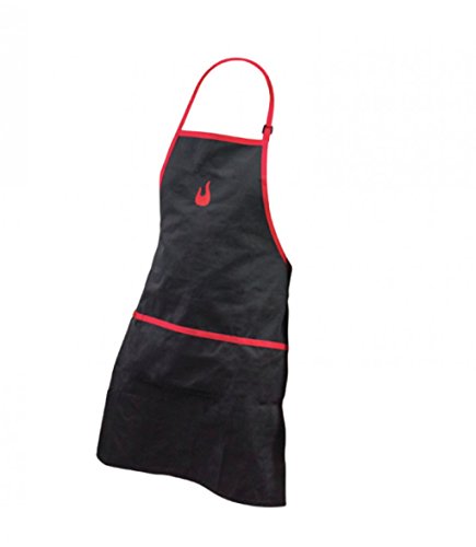 Char-Broil 140 517 - Grillschürze mit Taschen, Schwarz und Rot. von Char-Broil