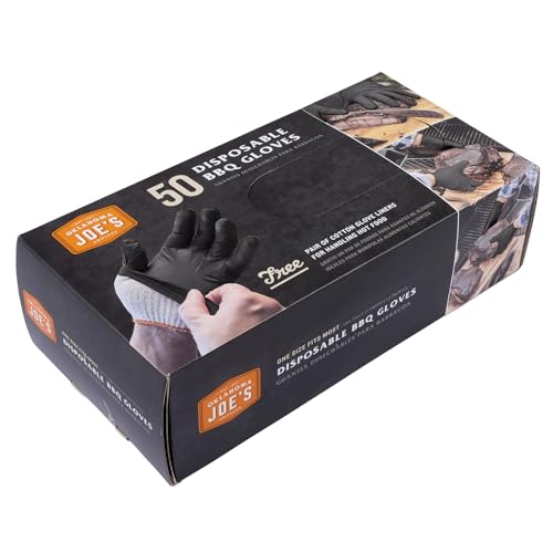 Oklahoma Joe's 4386292R06 Einweg-Grillhandschuhe, 50 Stück, einfarbig von Char-Broil