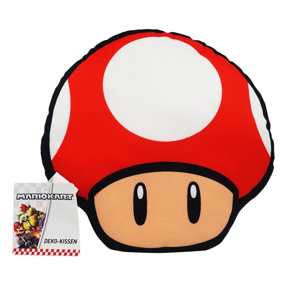 Character World Dekokissen Nintendo - Super Mario Turbo-Pilz - Mushroom Kissen von Character World