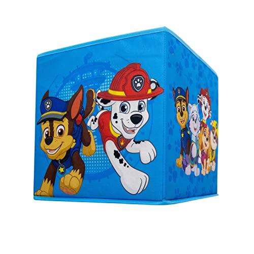 Character World Paw Patrol Offiziell lizenzierte Aufbewahrungsboxen, 2 Stück, faltbare Aufbewahrungswürfel, Turm-Design, perfekt für die Organisation von Kinderzimmern, Kinderspielzimmern von Character World