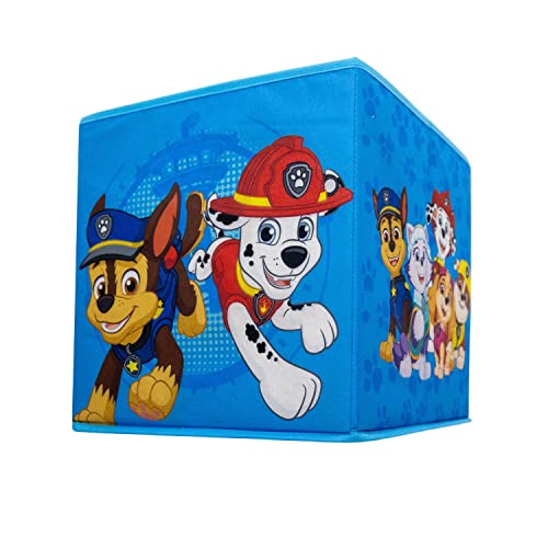 Character World Paw Patrol offiziell lizenzierte Aufbewahrungsboxen | 2er-Pack faltbare Aufbewahrungswürfel im Turmdesign von Character World