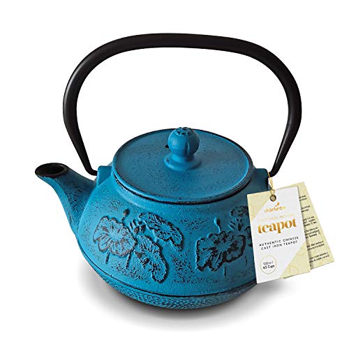 Tiffany Blue Cast Iron Teekanne von Charbrew 900ml von Charbrew