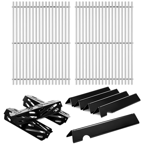 Genesis II S-335 S-310 Grill-Ersatzteile 66802 Roste 66795 Flavorizer Bars 66685 Hitzeschutz für Weber Genesis ii GS4 GBS E-310 E-335 E-315 Grillteile Genesis 2 300 Serie LX S-340 LX E-340 von Charbrofire