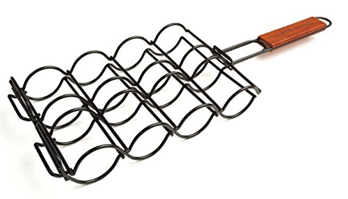 Charcoal Companion Verstellbarer Maiskolben-Grillkorb, schwarz, 5.99 x 17.5 x 49.4 cm, CC3000 Charcoal Companion Verstellbarer Maiskolben-Grillkorb, schwarz, 5.99 x 17.5 x 49.4 cm, CC3000 von Charcoal Companion