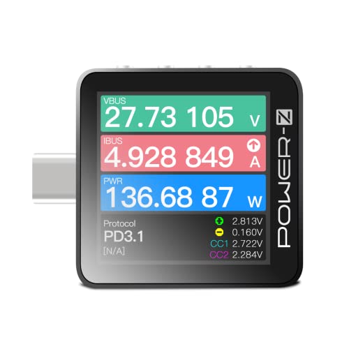 ChargerLAB Power-Z KM003C Tragbarer USB-C Schnellladetester PD3.1 QC5.0 Digitaler Voltmeter & Amperemeter Stromprüfer ChargerLAB Power-Z KM003C Tragbarer USB-C Schnellladetester PD3.1 QC5.0 Digitaler Voltmeter & Amperemeter Stromprüfer von ChargerLAB
