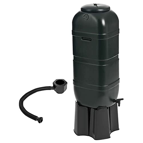 CHARLES BENTLEY 100L Slimline Garten Kunststoff Regentonne Set inkl. Wasserhahn mit Ständer Einfüllset schwarz Regenschutz abschließbarer Deckel 4-teiliger Ständer 100 Liter Fassungsvermögen CHARLES BENTLEY 100L Slimline Garten Kunststoff Regentonne Set inkl. Wasserhahn mit Ständer Einfüllset schwarz Regenschutz abschließbarer Deckel 4-teiliger Ständer 100 Liter Fassungsvermögen von Charles Bentley