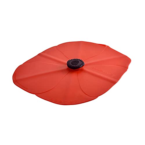 Charles Viancin - Poppy Oblong Silikon-Deckel für die Aufbewahrung von Lebensmitteln - 35x25cm - BPA-frei - Backofen, Mikrowelle, Gefrierschrank, Herd und Geschirrspüler sicher von Charles Viancin