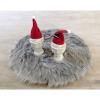 2-Er Set - Eierwärmer Nikolausmützchen Gehäkelt 2-Er Set - Eierwärmer Nikolausmützchen Gehäkelt von CharliesHandmadeShop