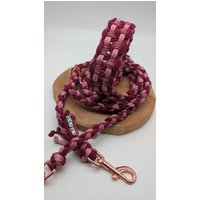 Weihnachtsset Paracordhalsband Und Tauleine "Rosarot" Weihnachtsset Paracordhalsband Und Tauleine "Rosarot" von CharlilyHandmade
