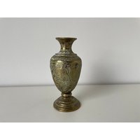 Kleine Vintage Vase Aus Messing von Charlinsky